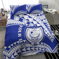 Personalised Samoa Safata College Bedding Set Samoan Pattern - Wonder Print Shop