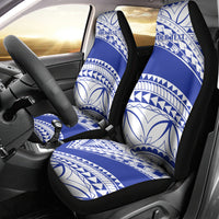 Personalised Samoa Safata College Car Seat Cover Samoan Pattern - Wonder Print Shop