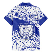 Personalised Samoa Safata College Family Matching Mermaid Dress and Hawaiian Shirt Samoan Pattern - Wonder Print Shop