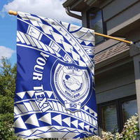 Personalised Samoa Safata College Garden Flag Samoan Pattern - Wonder Print Shop