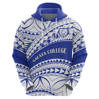 Personalised Samoa Safata College Hoodie Samoan Pattern - Wonder Print Shop