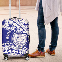Personalised Samoa Safata College Luggage Cover Samoan Pattern - Wonder Print Shop