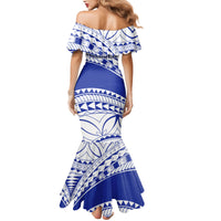 Personalised Samoa Safata College Mermaid Dress Samoan Pattern - Wonder Print Shop