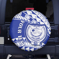 Personalised Samoa Safata College Spare Tire Cover Samoan Pattern - Wonder Print Shop