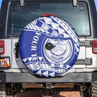 Personalised Samoa Safata College Spare Tire Cover Samoan Pattern - Wonder Print Shop