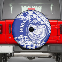 Personalised Samoa Safata College Spare Tire Cover Samoan Pattern - Wonder Print Shop