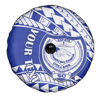 Personalised Samoa Safata College Spare Tire Cover Samoan Pattern - Wonder Print Shop