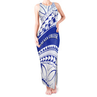 Personalised Samoa Safata College Tank Maxi Dress Samoan Pattern - Wonder Print Shop