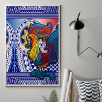 Personalised Philippines Canvas Wall Art Filipino Sarimanok With Polynesian Tattoo - Wonder Print Shop