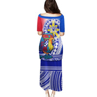 Personalised Philippines Puletasi Filipino Sarimanok With Polynesian Tattoo - Wonder Print Shop