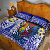Personalised Philippines Quilt Bed Set Filipino Sarimanok With Polynesian Tattoo - Wonder Print Shop