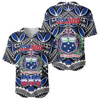 Samoa 685 Baseball Jersey Samoan Coat Of Arms Simple Style - Wonder Print Shop