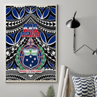 Samoa 685 Canvas Wall Art Samoan Coat Of Arms Simple Style - Wonder Print Shop