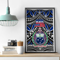 Samoa 685 Canvas Wall Art Samoan Coat Of Arms Simple Style - Wonder Print Shop