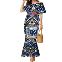 Samoa 685 Family Matching Mermaid Dress and Hawaiian Shirt Samoan Coat Of Arms Simple Style - Wonder Print Shop