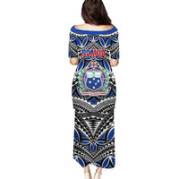 Samoa 685 Family Matching Puletasi Dress and Hawaiian Shirt Samoan Coat Of Arms Simple Style - Wonder Print Shop