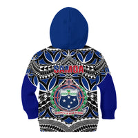 Samoa 685 Kid Hoodie Samoan Coat Of Arms Simple Style - Wonder Print Shop