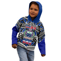 Samoa 685 Kid Hoodie Samoan Coat Of Arms Simple Style - Wonder Print Shop