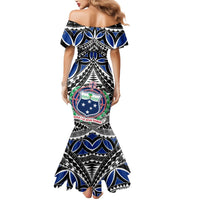 Samoa 685 Mermaid Dress Samoan Coat Of Arms Simple Style - Wonder Print Shop