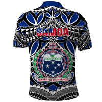 Samoa 685 Polo Shirt Samoan Coat Of Arms Simple Style - Wonder Print Shop