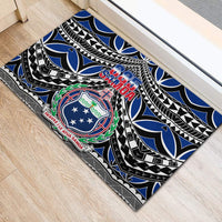Samoa 685 Rubber Doormat Samoan Coat Of Arms Simple Style - Wonder Print Shop