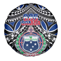 Samoa 685 Spare Tire Cover Samoan Coat Of Arms Simple Style - Wonder Print Shop