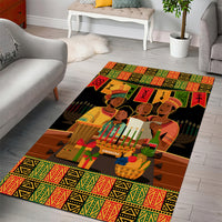 Happy Kwanzaa Area Rug African-American Culture Celebration - Wonder Print Shop