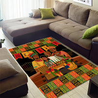 Happy Kwanzaa Area Rug African-American Culture Celebration - Wonder Print Shop