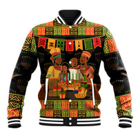 Happy Kwanzaa Baseball Jacket African-American Culture Celebration - Wonder Print Shop