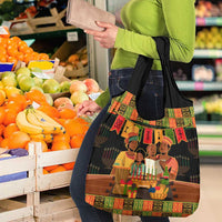 Happy Kwanzza Grocery Bag African-American Culture Celebration