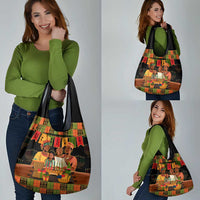 Happy Kwanzza Grocery Bag African-American Culture Celebration