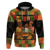 Happy Kwanzaa Hoodie African-American Culture Celebration - Wonder Print Shop
