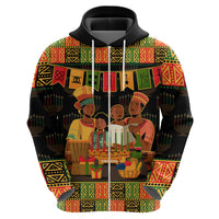 Happy Kwanzaa Hoodie African-American Culture Celebration - Wonder Print Shop