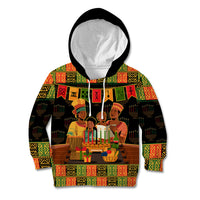 Happy Kwanzaa Kid Hoodie African-American Culture Celebration - Wonder Print Shop