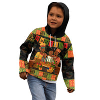 Happy Kwanzaa Kid Hoodie African-American Culture Celebration - Wonder Print Shop