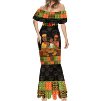 Happy Kwanzaa Mermaid Dress African-American Culture Celebration - Wonder Print Shop