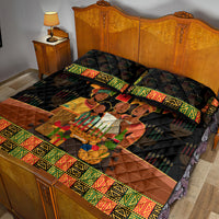 Happy Kwanzaa Quilt Bed Set African-American Culture Celebration - Wonder Print Shop