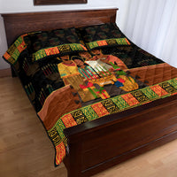 Happy Kwanzaa Quilt Bed Set African-American Culture Celebration - Wonder Print Shop