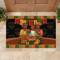 Happy Kwanzaa Rubber Doormat African-American Culture Celebration - Wonder Print Shop