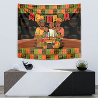 Happy Kwanzaa Tapestry African-American Culture Celebration - Wonder Print Shop