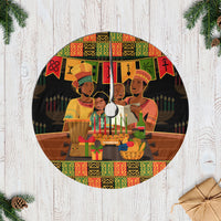 Happy Kwanzaa Tree Skirt African-American Culture Celebration - Wonder Print Shop