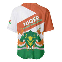 Niger Republic Day Baseball Jersey Coat Of Arms With Dama Gazelle - Wonder Print Shop