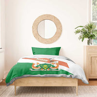 Niger Republic Day Bedding Set Coat Of Arms With Dama Gazelle - Wonder Print Shop