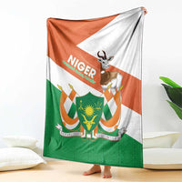 Niger Republic Day Blanket Coat Of Arms With Dama Gazelle
