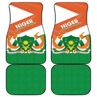 Niger Republic Day Car Mats Coat Of Arms With Dama Gazelle - Wonder Print Shop