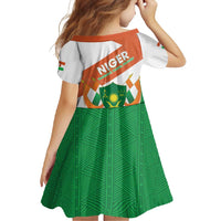 Niger Republic Day Family Matching Off Shoulder Maxi Dress and Hawaiian Shirt Coat Of Arms With Dama Gazelle - Wonder Print Shop