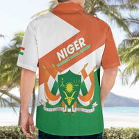 Niger Republic Day Hawaiian Shirt Coat Of Arms With Dama Gazelle - Wonder Print Shop