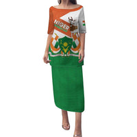 Niger Republic Day Puletasi Coat Of Arms With Dama Gazelle - Wonder Print Shop