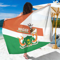 Niger Republic Day Sarong Coat Of Arms With Dama Gazelle - Wonder Print Shop