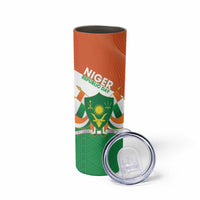 Niger Republic Day Skinny Tumbler Coat Of Arms With Dama Gazelle - Wonder Print Shop